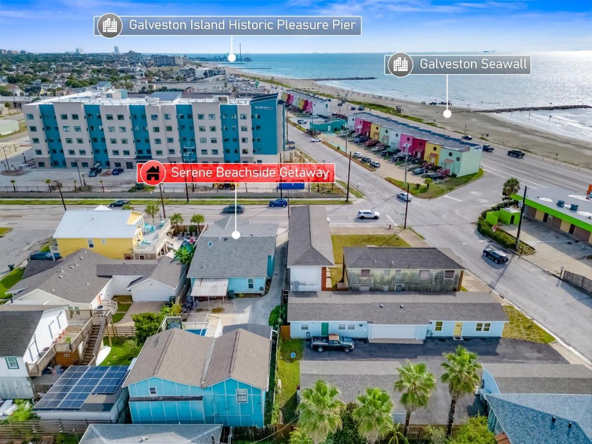 1 Min To Beach Ocean Breeze 3Br Fast Wifi Galveston Exterior foto